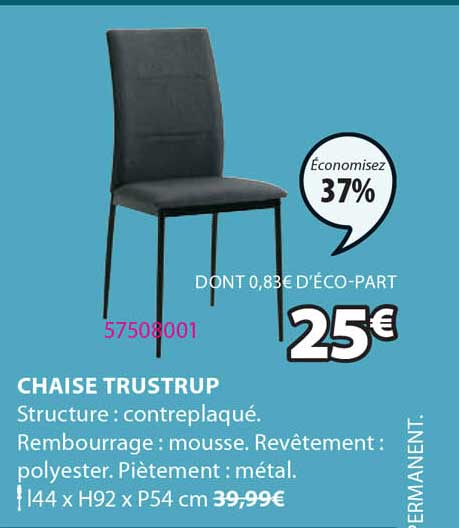 Chaise Trustrup
