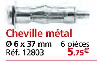 cheville métal