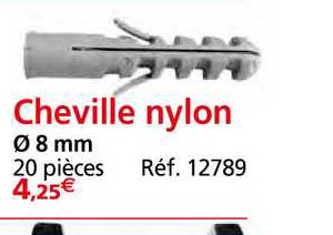 cheville nylon