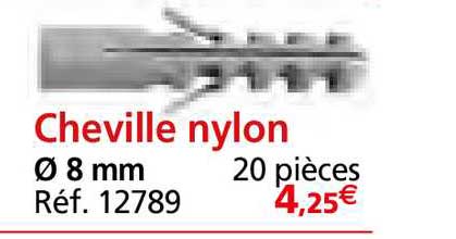 cheville nylon
