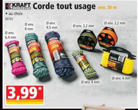 corde tout usage kraft