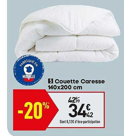 Couette Caresse 140 X 200 Cm