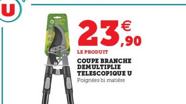 coupe branche démultiplie télescopique u