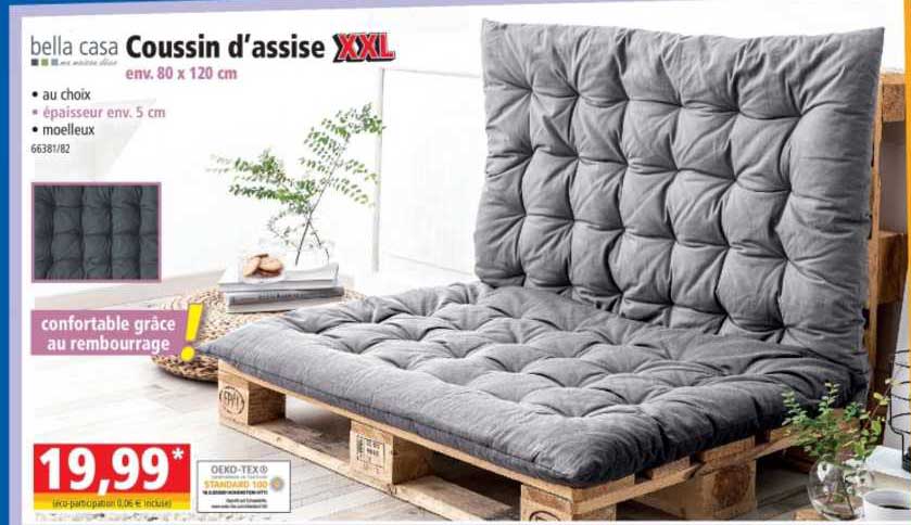 Coussin D'assise Xxl Bella Casa