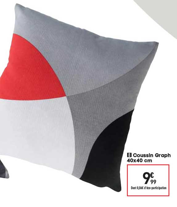 coussin graph 40 x 40 cm