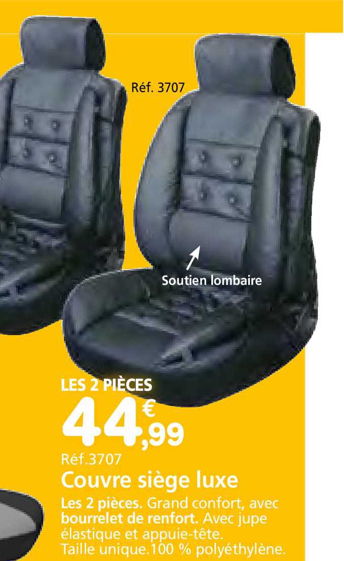 couvre siège luxe