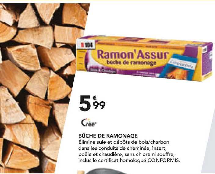 crea bûche de ramonage
