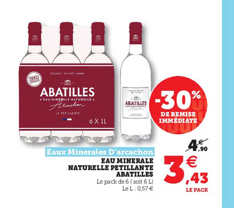 eau minérale naturelle pétillante abatilles