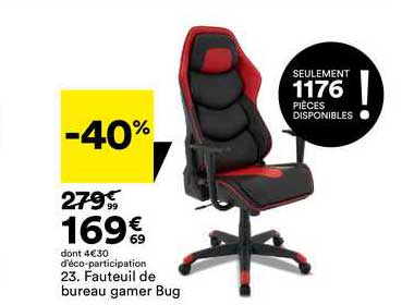 Fauteuil De Bureau Gamer Bug