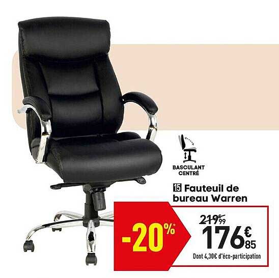 fauteuil de bureau warren