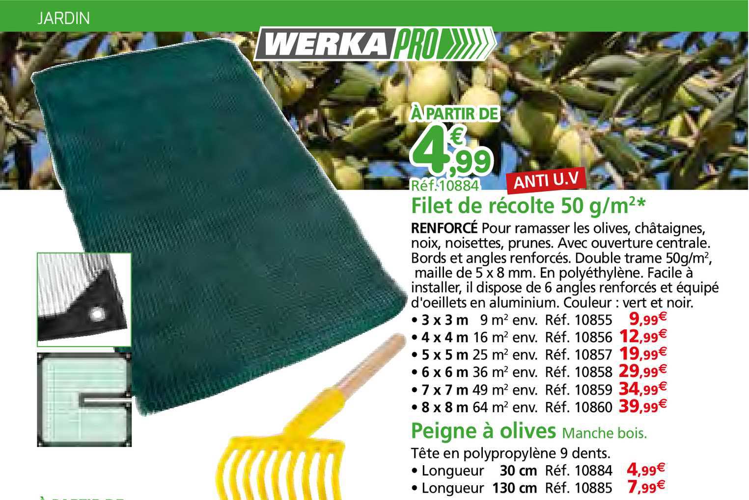 Filet De Récolte 50 G M²