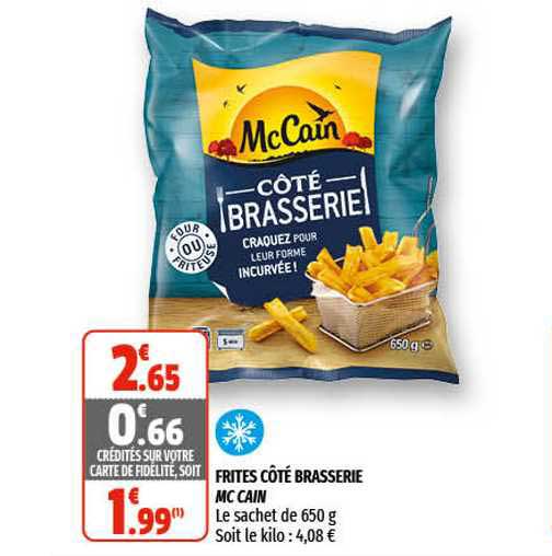 frites côté brasserie mc cain