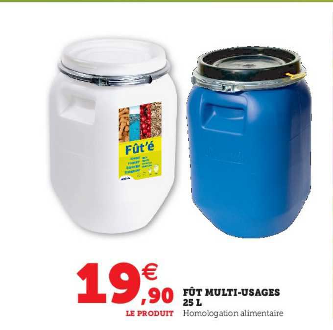 fût multi-usages 25 l