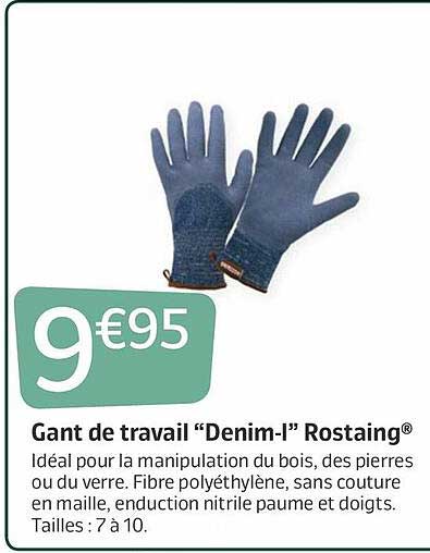 gant de travail "denim-i" rostaing