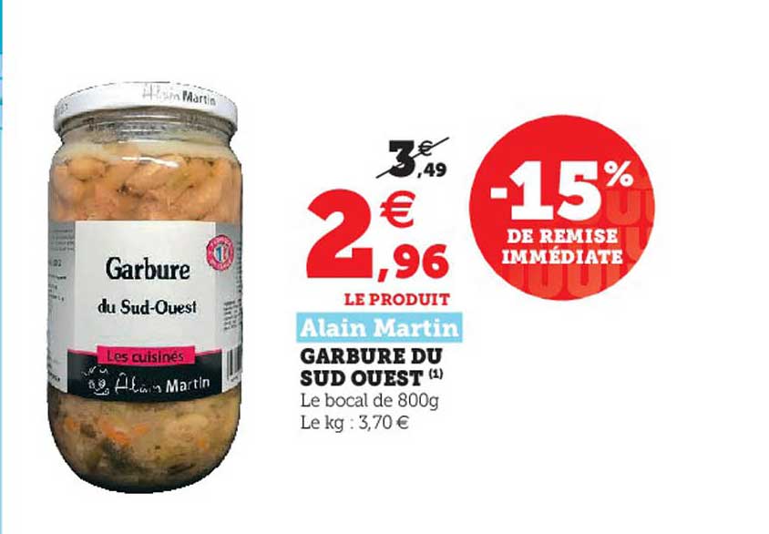 garbure du sud ouest alain martin