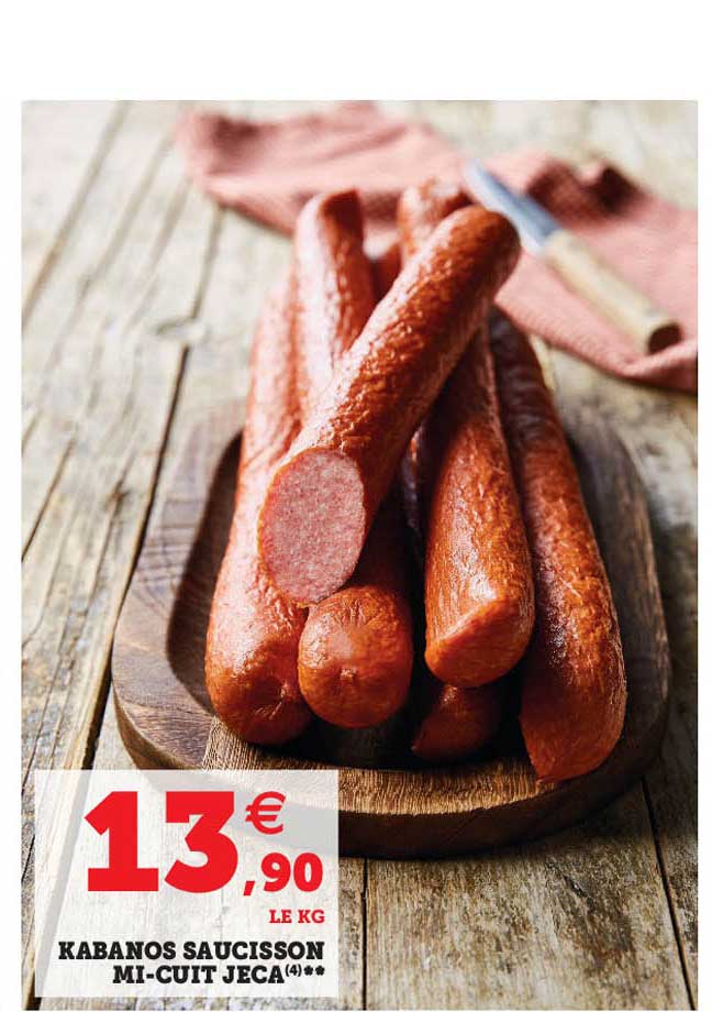 kabanos saucisson mi-cuit jeca