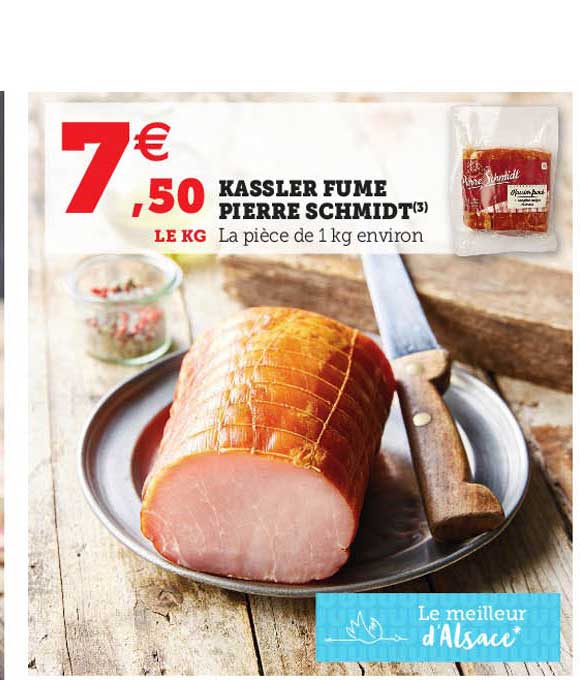 kassler fumé pierre schmidt