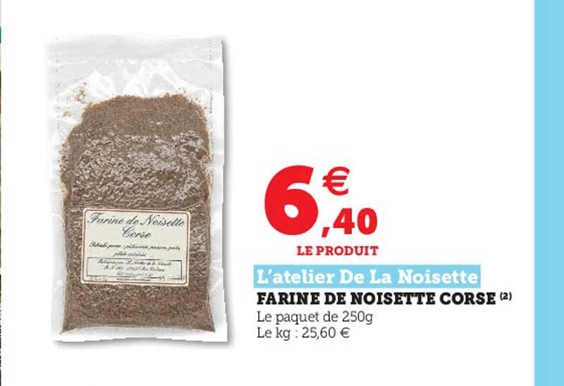 l'atelier de la noisette farine de noisette corse