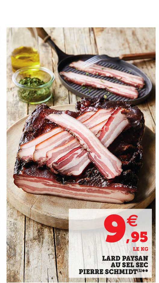 lard paysan au sel sec pierre schmidt