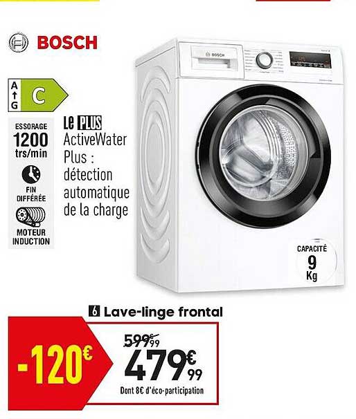 lave-linge frontal bosch