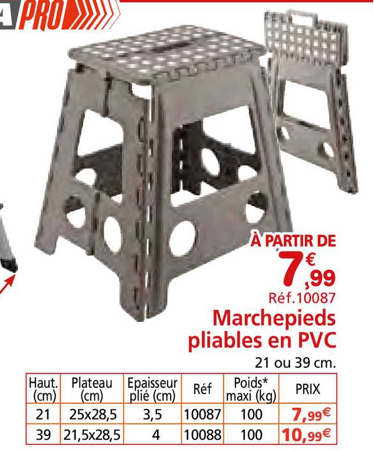 Marchepieds Pliables En Pvc Werka Pro