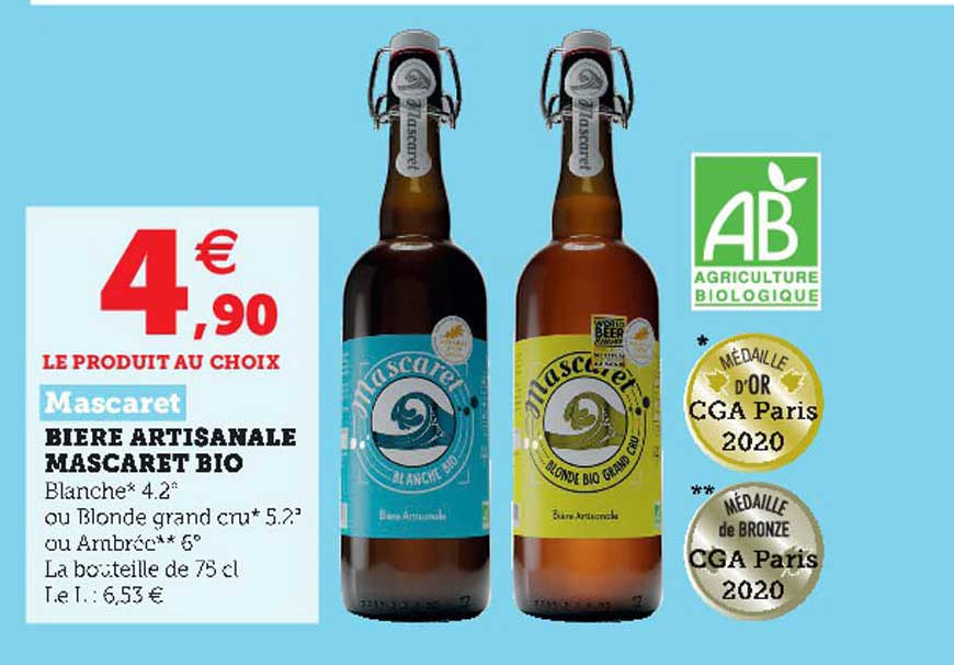 mascaret bière artisanale mascaret bio