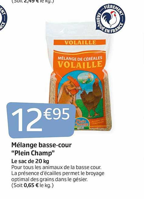 mélange basse-cour  "plien champ"