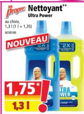 nettoyant ultra power mr propre