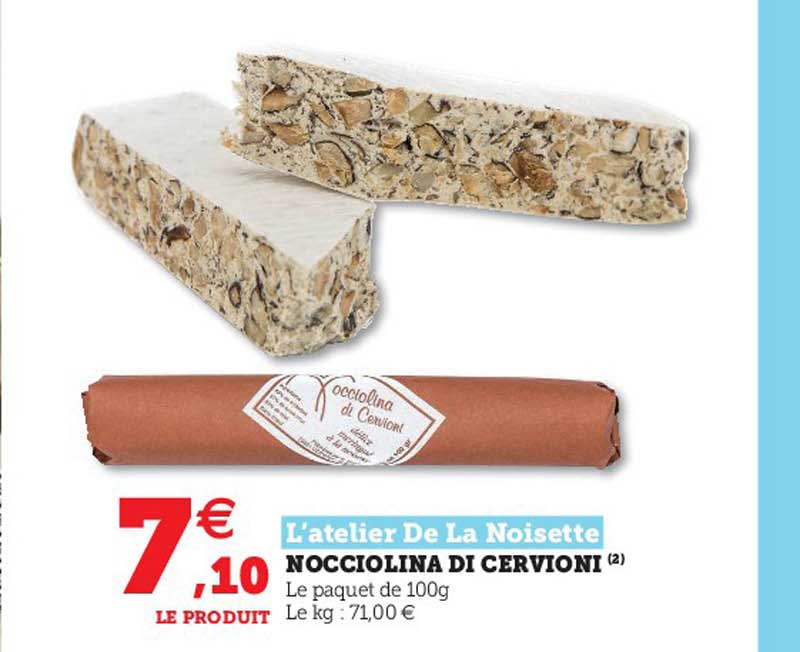 nocciolina di cervioni l'atelier de la noisette