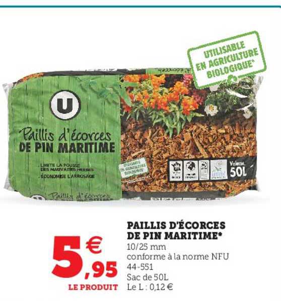 Pailles D'écorces De Pin Maritime