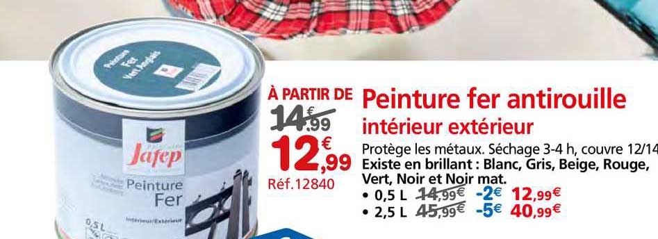 peinture fer antirouille