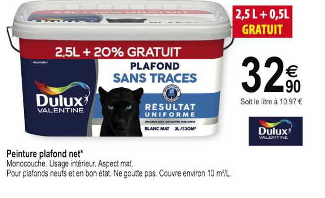 Peinture Plafond Net Dulux Valentine