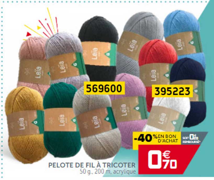 pelote de fil à tricoter