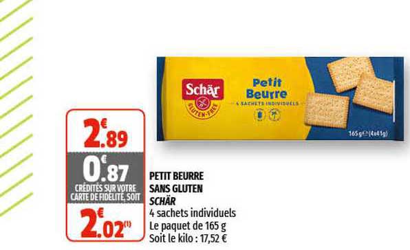 Petit Beurre Sans Gluten Schär