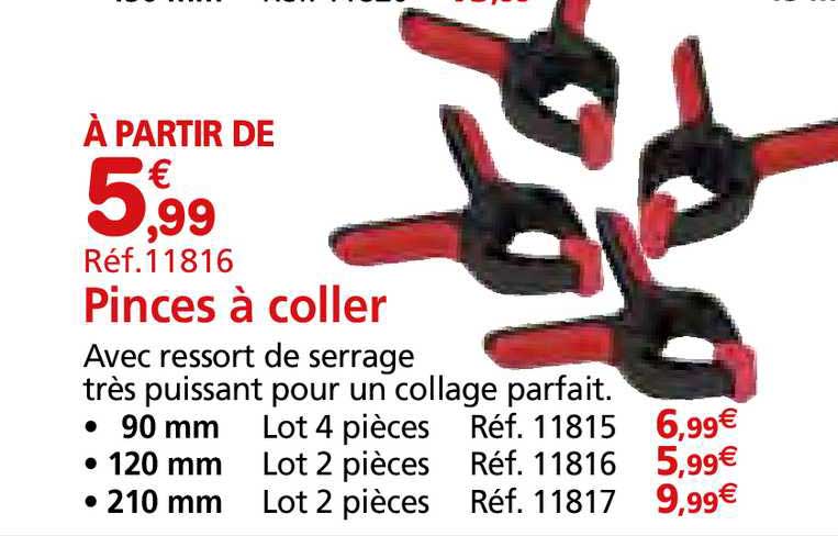 pinces à coller