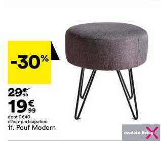 pouf modern