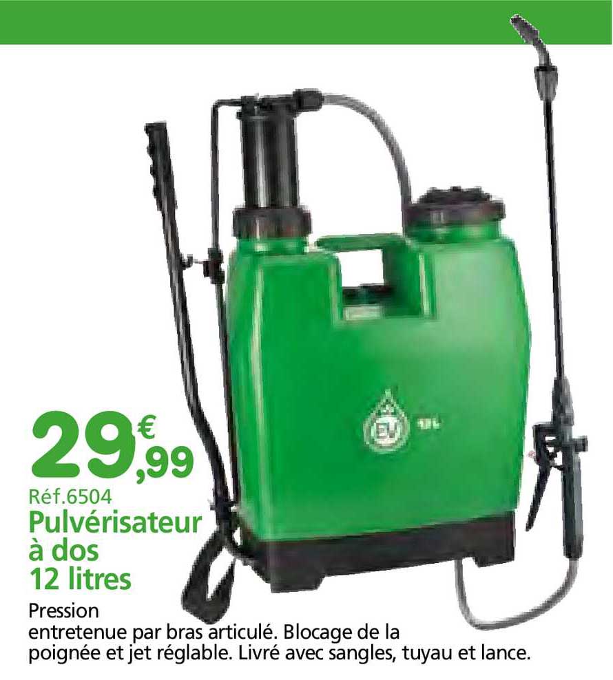 Pulvérisateur à Dos 12 Litres