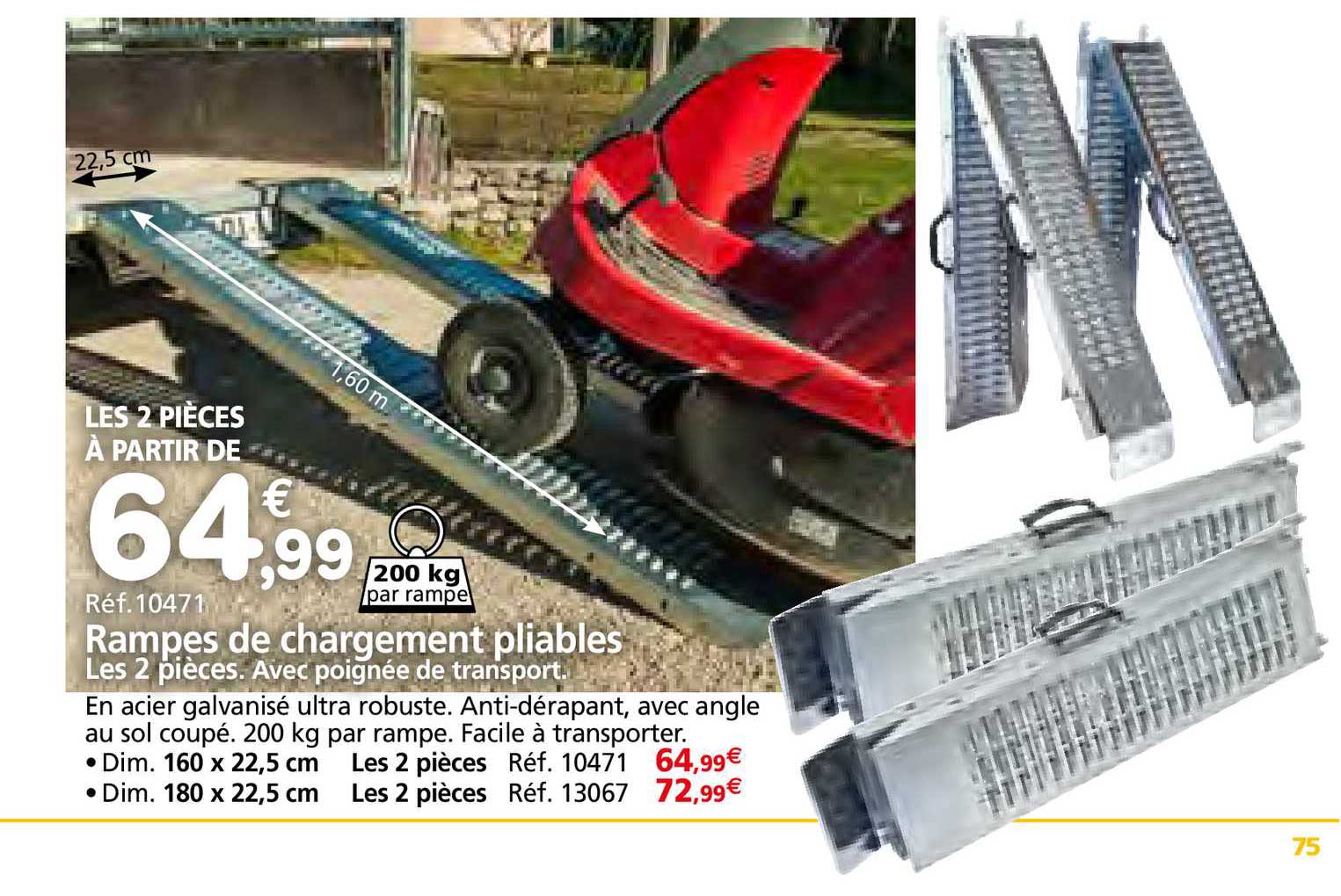 Rampes De Chargement Pliables