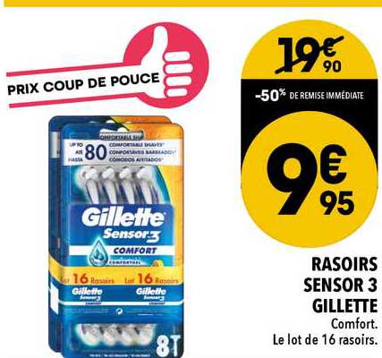 Rasoirs Sensor 3 Gillette