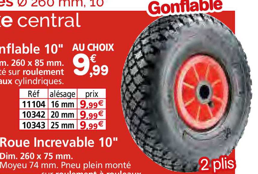 roue increvable 10"