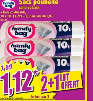 Sacs Poubelle Salle De Bain Handy Bag