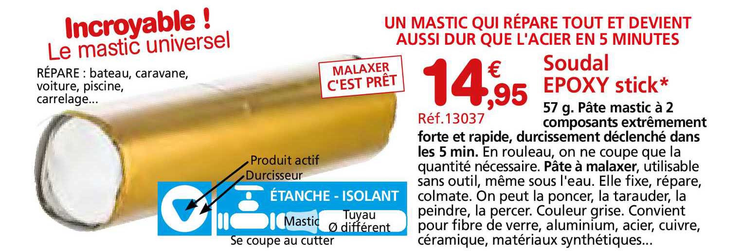 soudal époxy stick