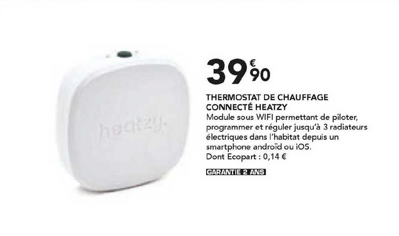Thermostat De Chauffage Connecté Heatzy