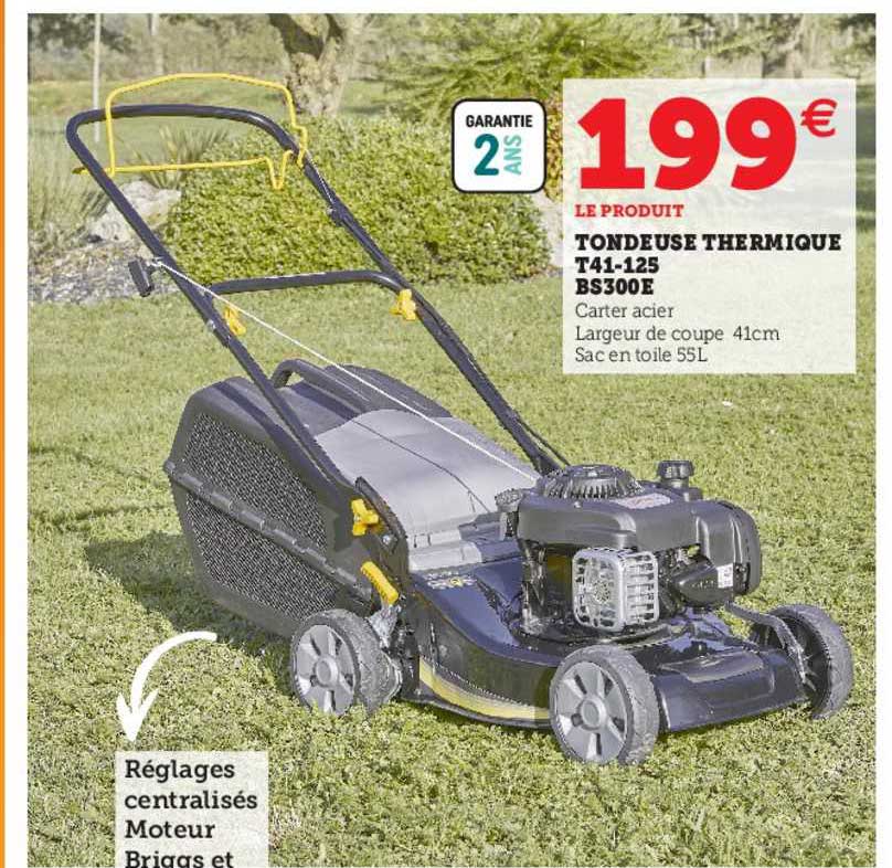 Tondeuse Thermique T41-125 Bs300e