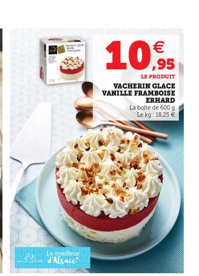 vacherin glace vanille framboise erhard