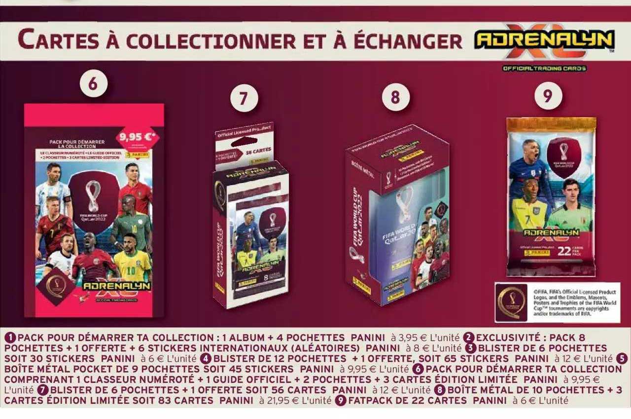 cartes à collectionner et à échanger adrenalyn