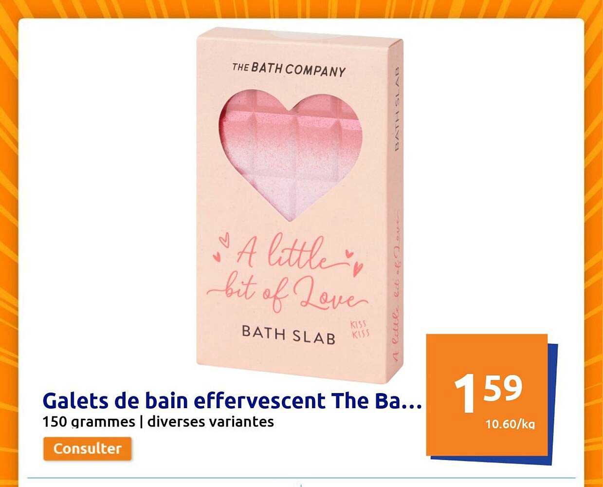 galets de bain effervescent the bath company