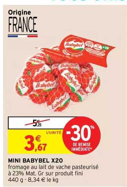 mini babybel x20