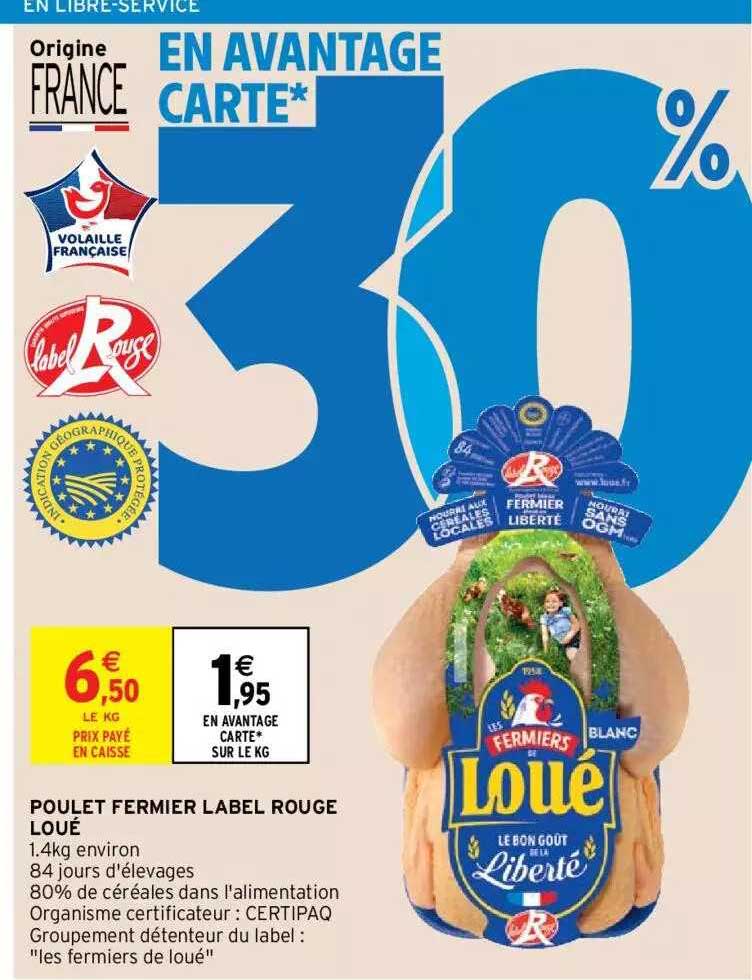 Poulet Fermier Label Rouge Loué