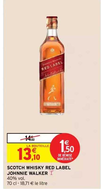 scotch whisky red label johnnie walker